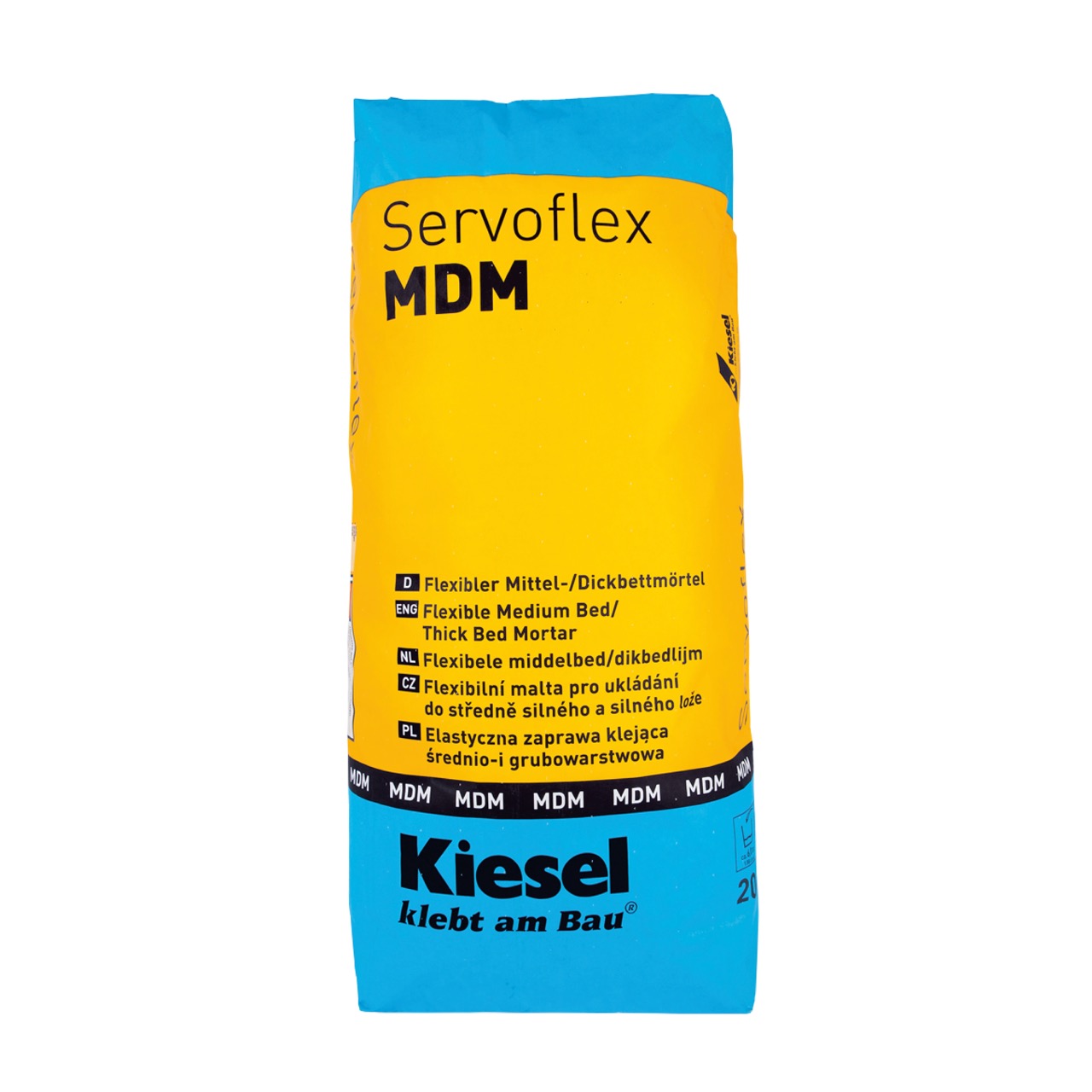 Kiesel Servoflex MDM Flexibler Mittelbett-/Dickbettmörtel 20 KG