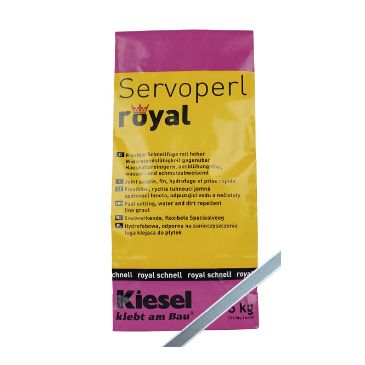 Kiesel Servoperl Royal Mittelgrau 5 KG