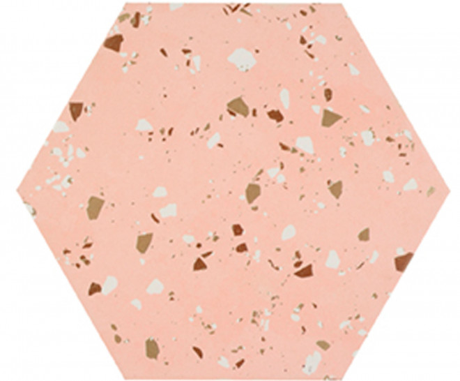 Apavisa South Pink 25x29 Hexagon