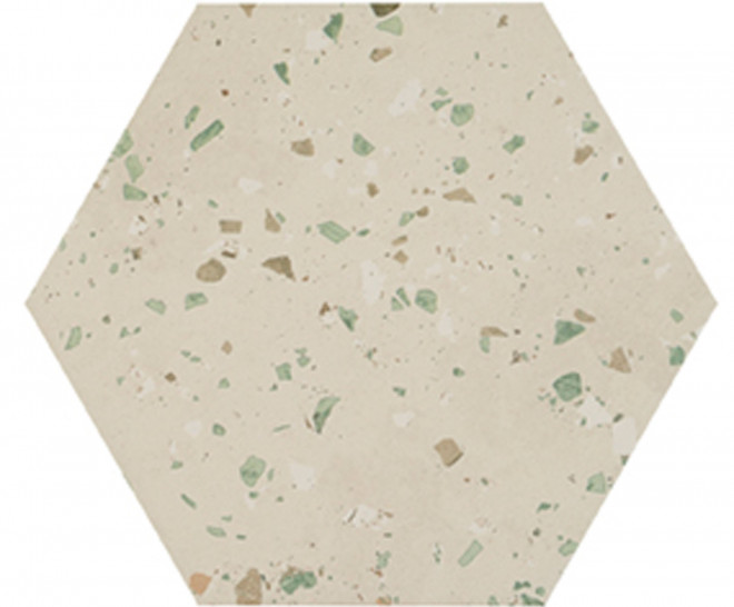 Apavisa South Green 25x29 Hexagon